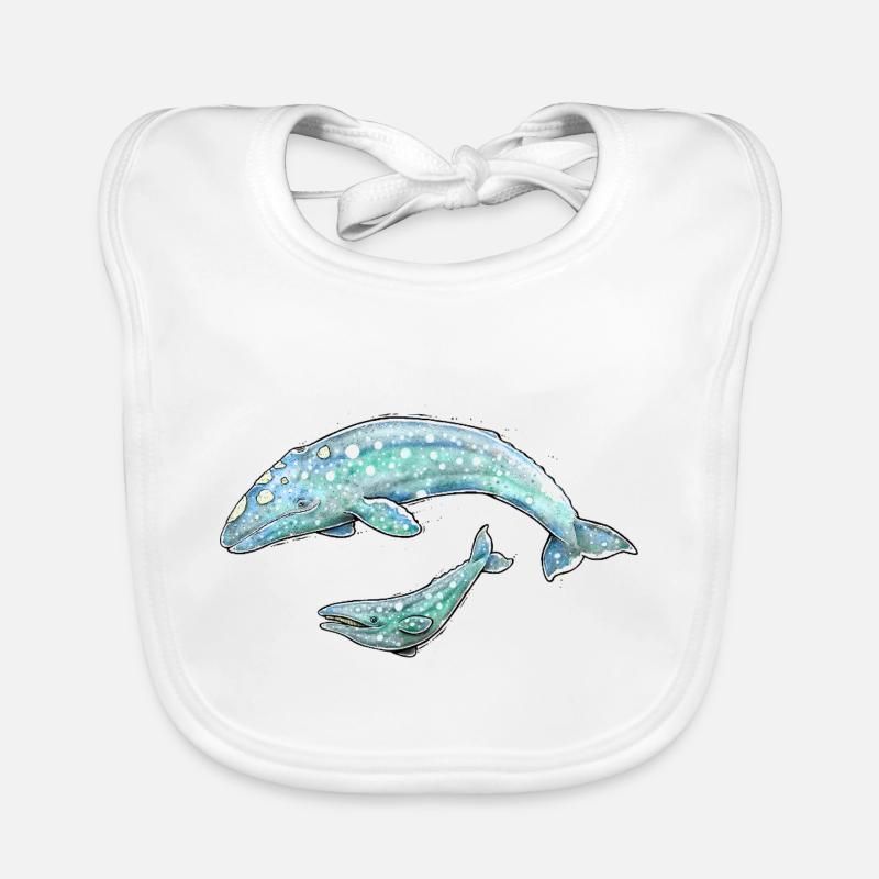 Grauwal Baby Bio-Lätzchen