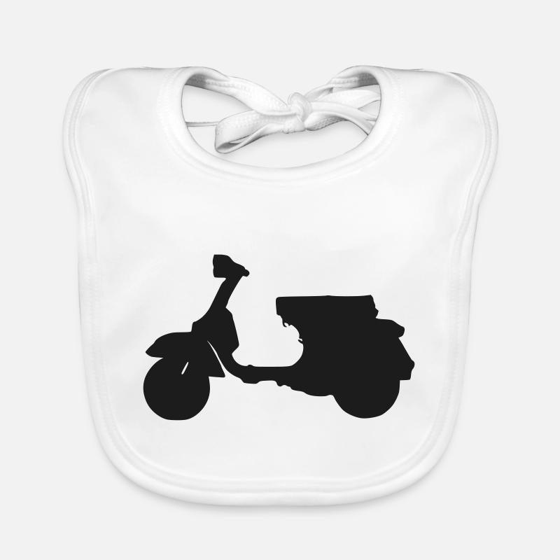 Großer Roller by designflash.de Baby Bio-Lätzchen