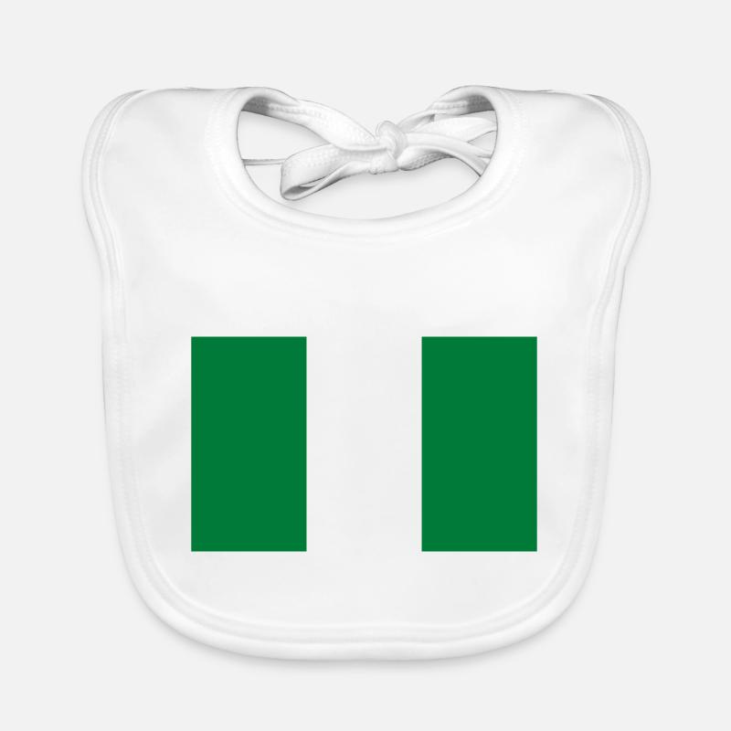 Nigeria - drapeau Bavoir bio Bébé