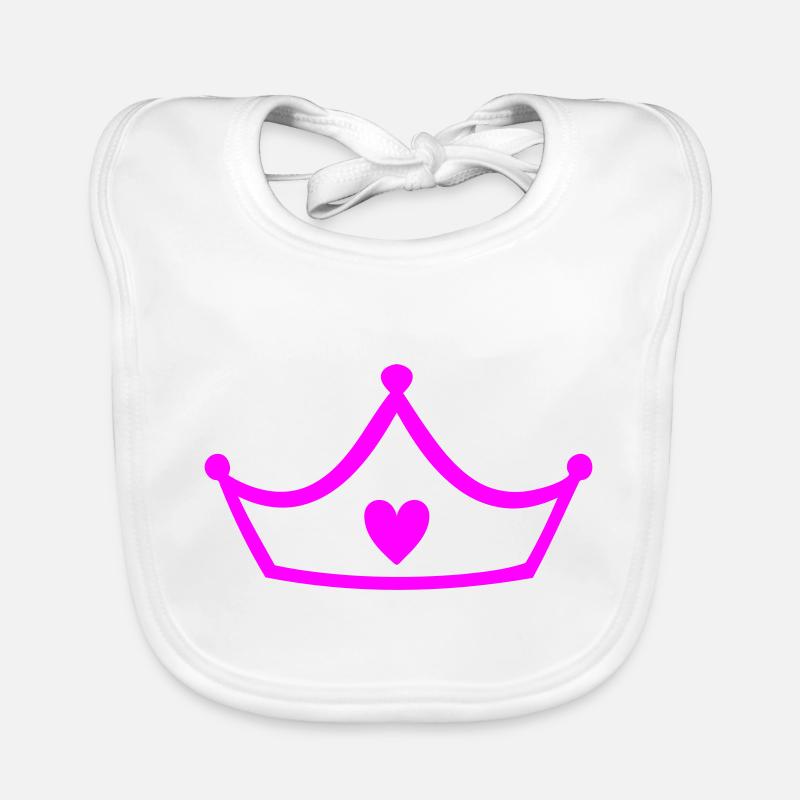 Couronne Princesse Bavoir bio Bébé