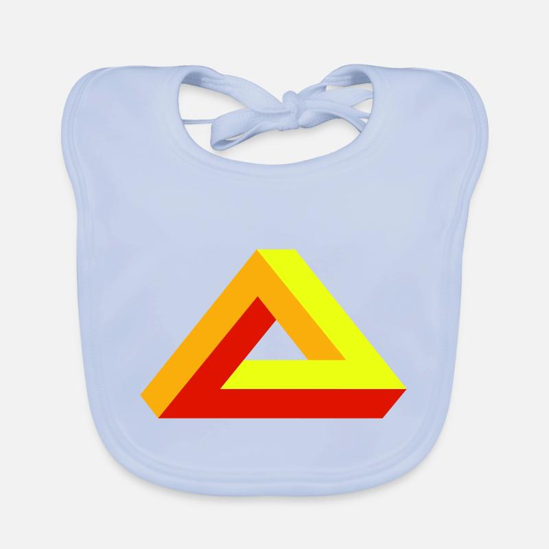 Triangle Organic Baby Bibs