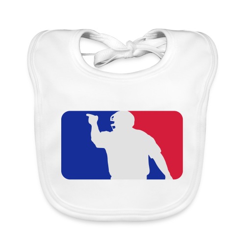 Baseball Umpire Logo - Organic Baby Bibs
