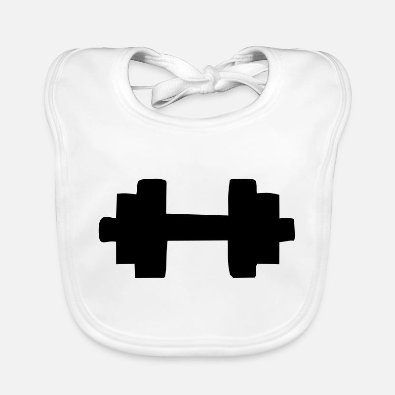 dumbbell Organic Baby Bibs