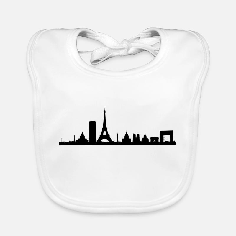 Silhouette Paris Bavoir bio Bébé