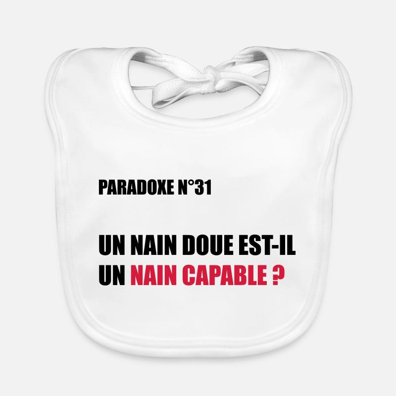 PARADOXE nain Bavoir bio Bébé