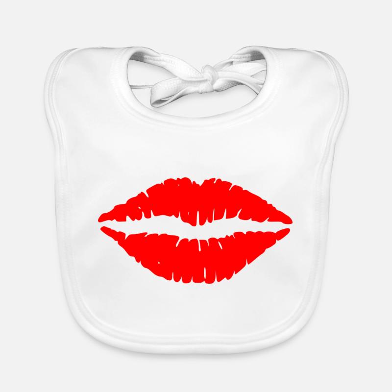 lips Organic Baby Bibs