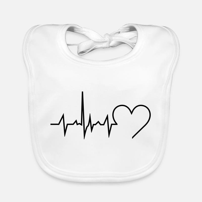 Heartbeat Baby Bio-Lätzchen