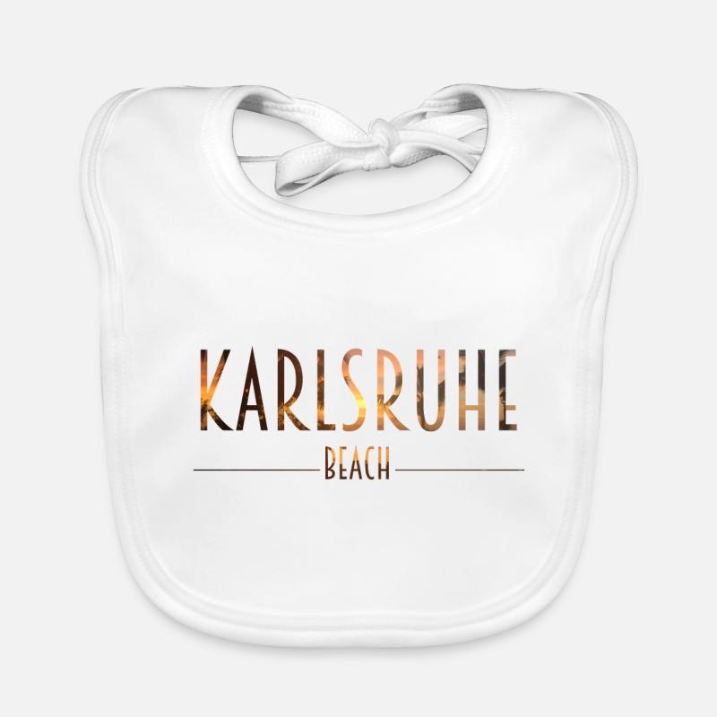 Karlsruhe Beach Baby Bio-Lätzchen
