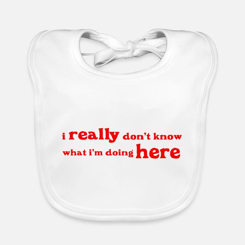 I really don t know what i'm doing here Organic Baby Bibs