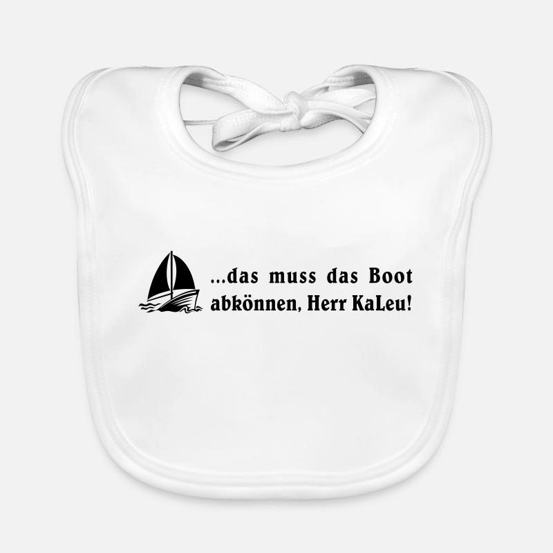qui doit le bateau de abkönnen, M. kaleu! Bavoir bio Bébé