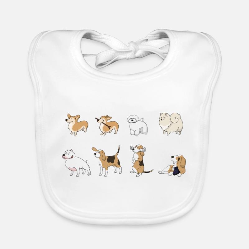 dog Organic Baby Bibs