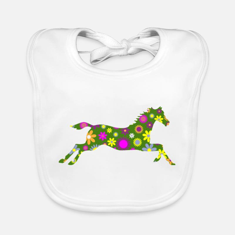 horse Organic Baby Bibs
