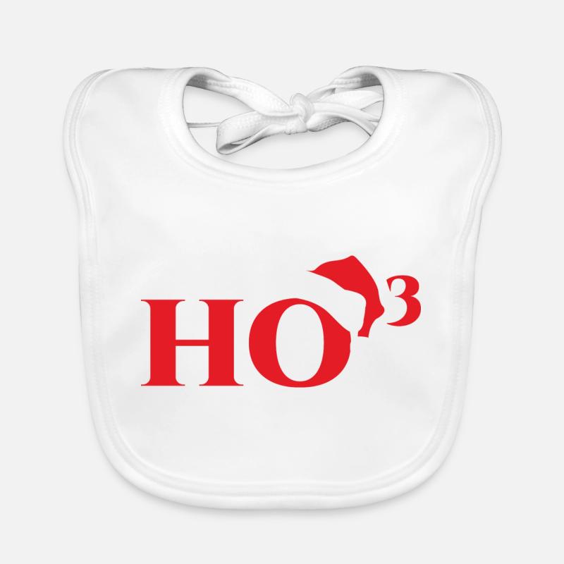Noël Ho³ Bavoir bio Bébé