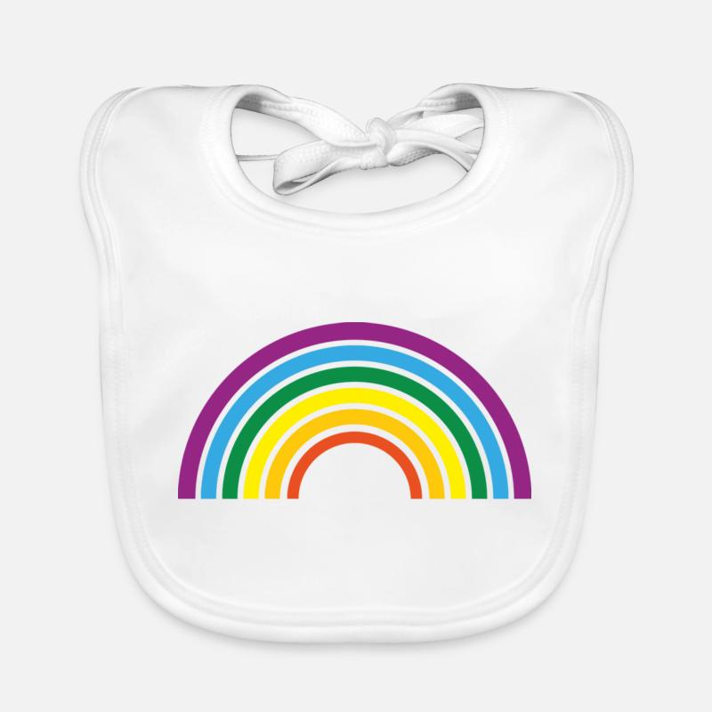 Regenbogen Baby Bio-Lätzchen