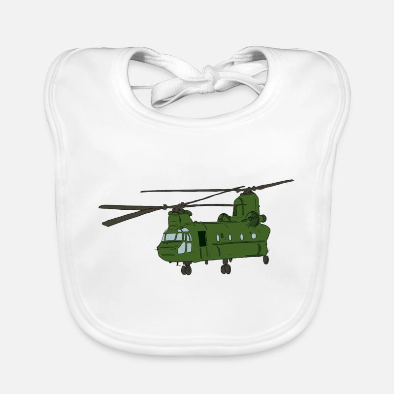 helicopter Organic Baby Bibs