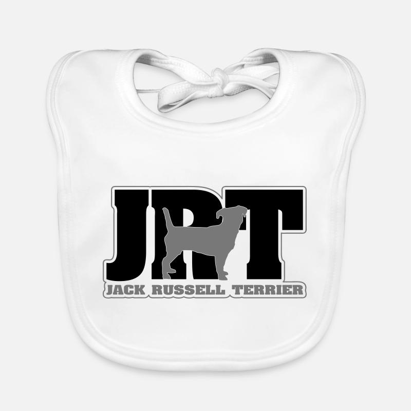 JACK RUSSELL TERRIER JRT Organic Baby Bibs