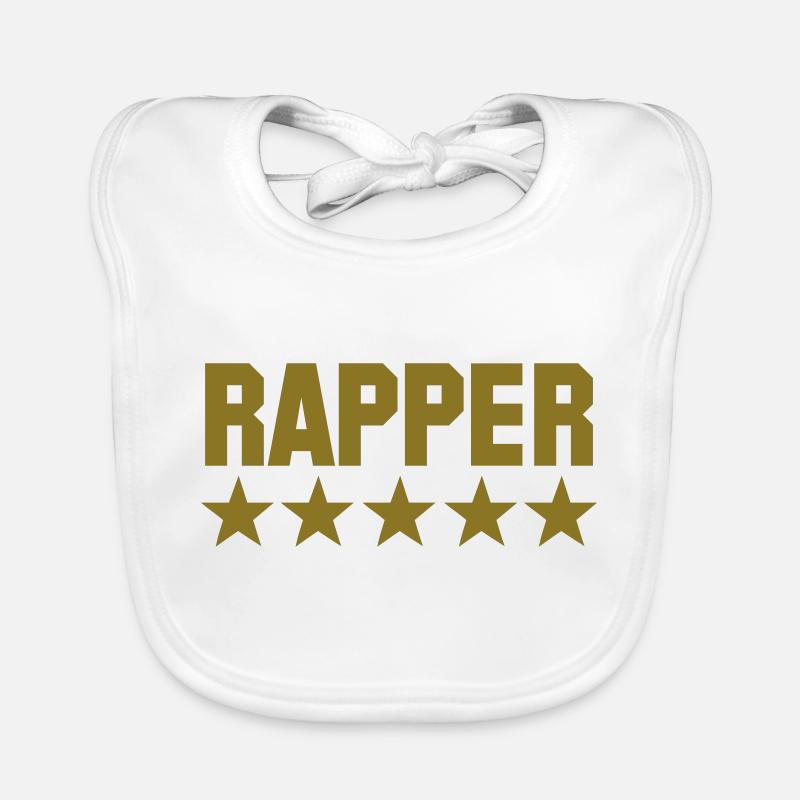 rapper 5 star Organic Baby Bibs