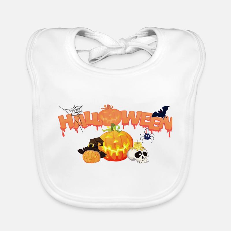 Halloween Baby Bio-Lätzchen