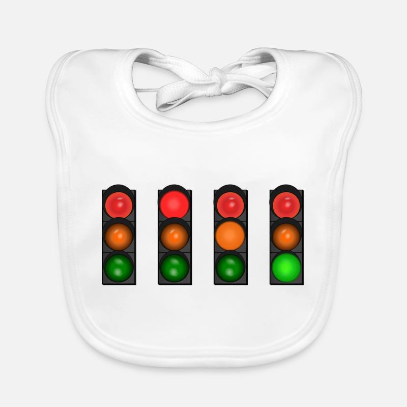 traffic light Organic Baby Bibs