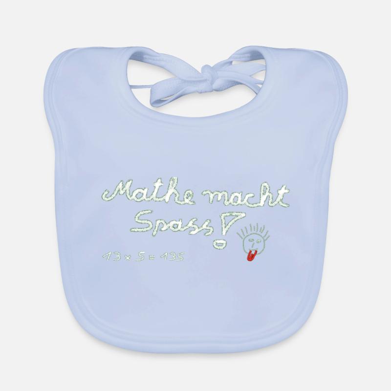 Math is fun! Organic Baby Bibs