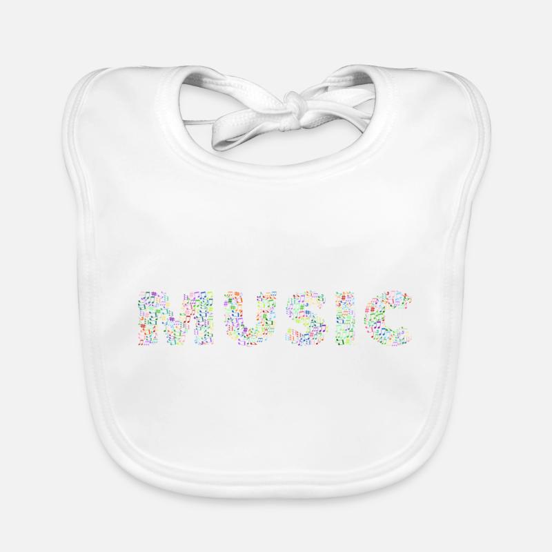 musique Bavoir bio Bébé