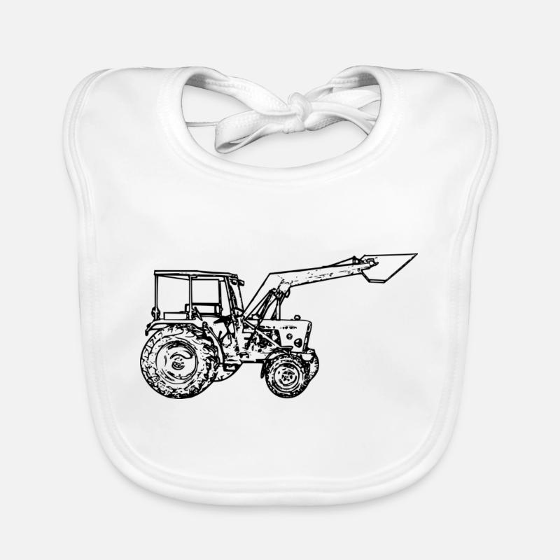tractor Organic Baby Bibs