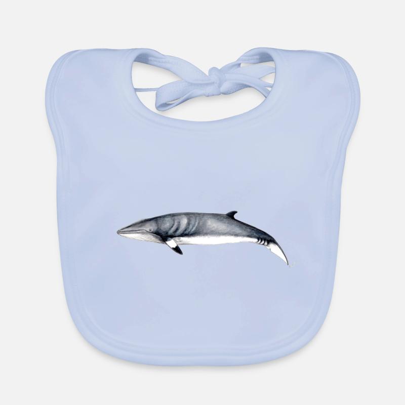Minke - baleine Minke - Petit rorqual Bavoir bio Bébé