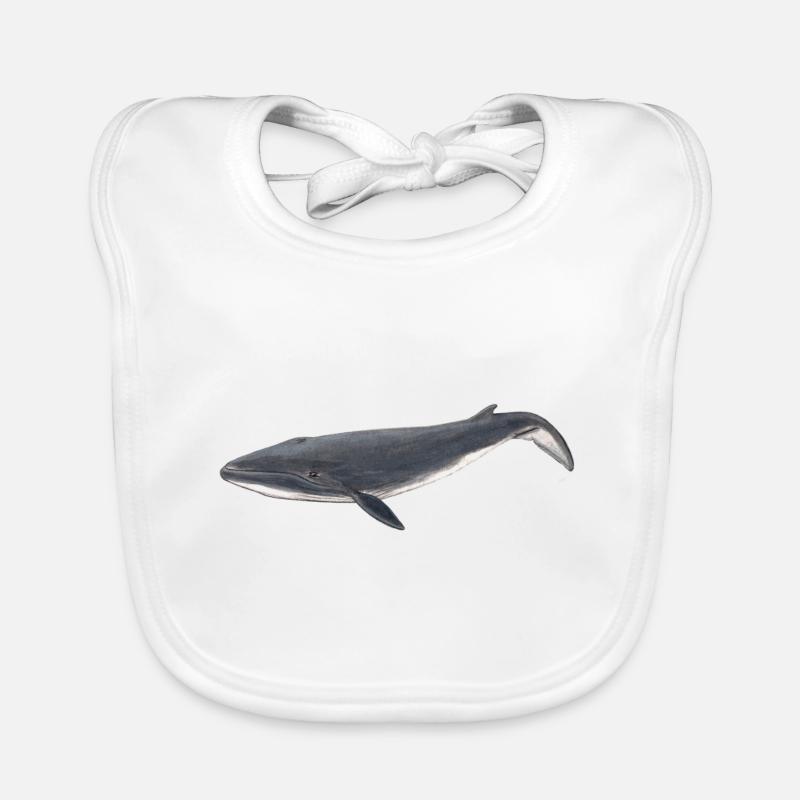 baleine bébé - baleineau Sei - Bébé Baleine Bavoir bio Bébé