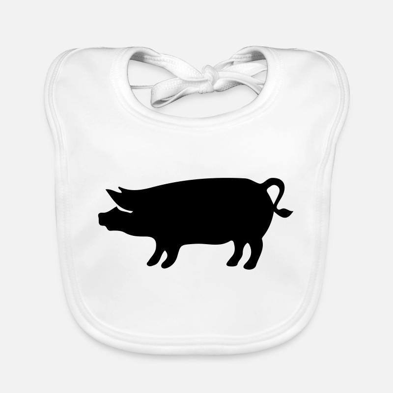 Schwein Baby Bio-Lätzchen