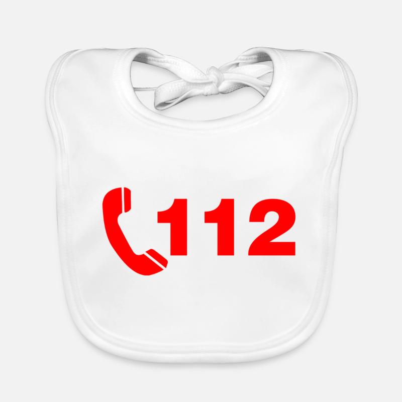 feu 112 Bavoir bio Bébé