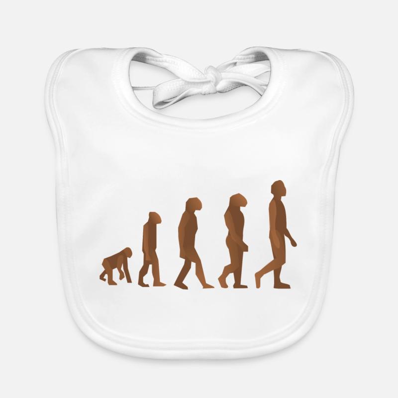 neanderthal cave man caveman steinzeit2 Organic Baby Bibs