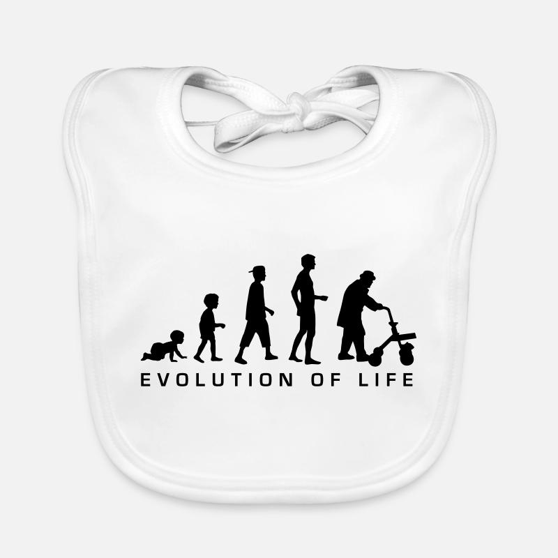 evolution_life_man_b Organic Baby Bibs