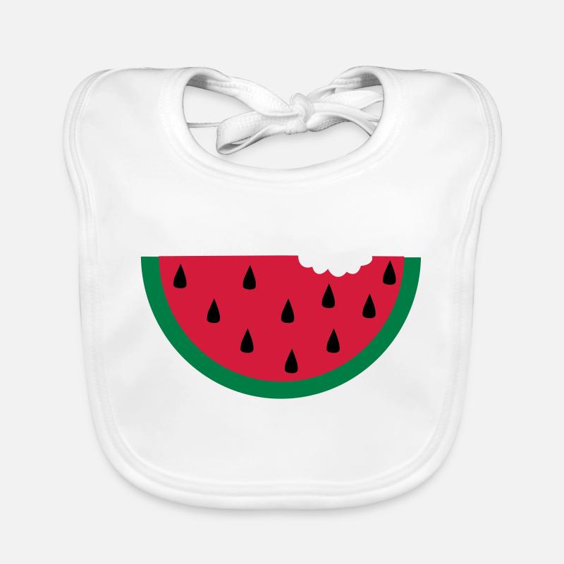 Melone Wassermelone watermelon Obst Baby Bio-Lätzchen