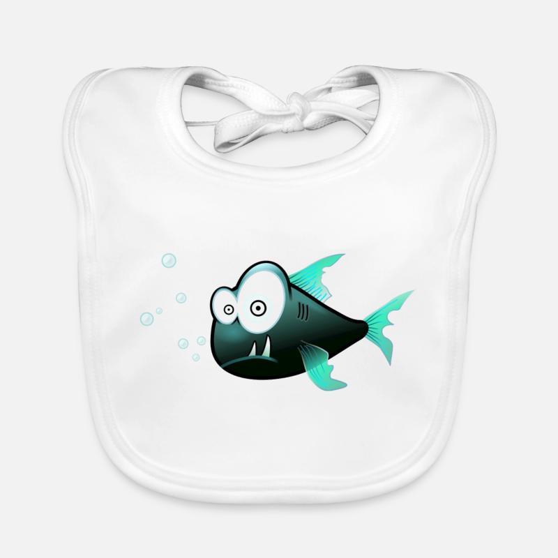 Lustiger Fisch Baby Bio-Lätzchen