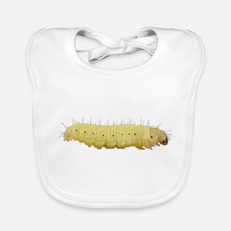Raupe Baby Bio-Lätzchen