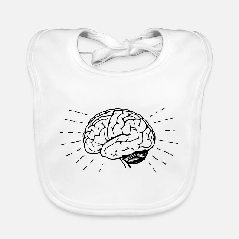 Brain Brain Brain Brain medicine surgery idea Organic Baby Bibs