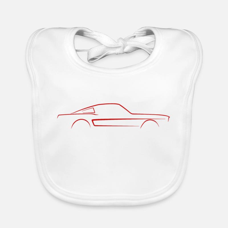 Esquisse fastback shelby GT500 Bavoir bio Bébé