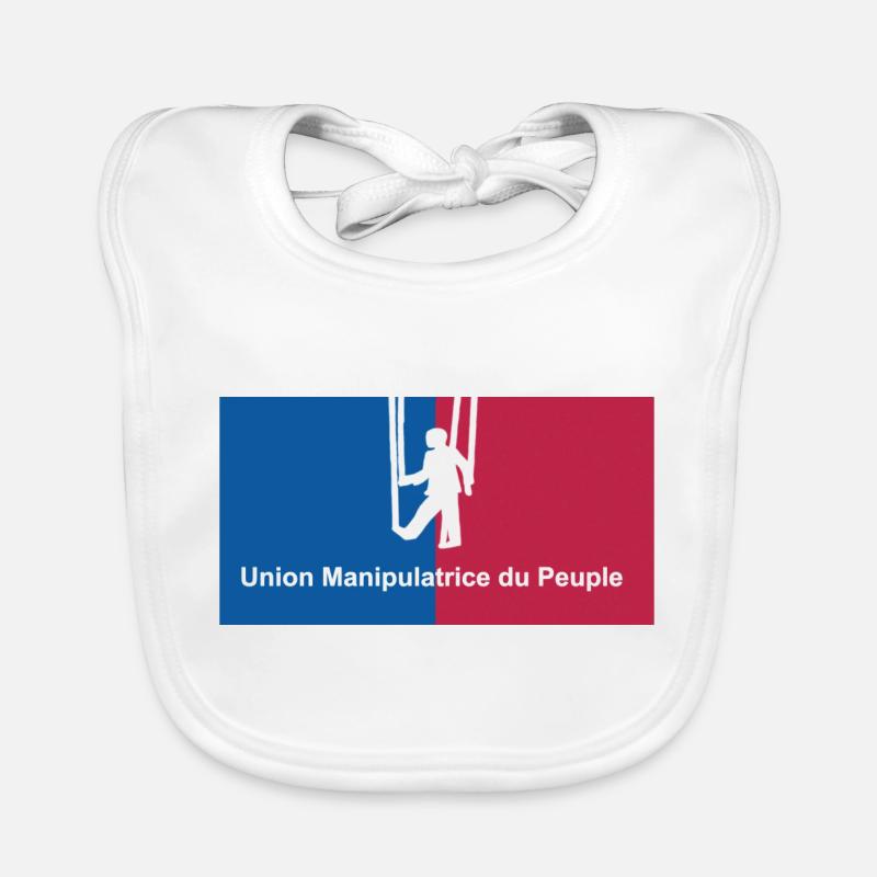 Manipulative Volksunion Baby Bio-Lätzchen