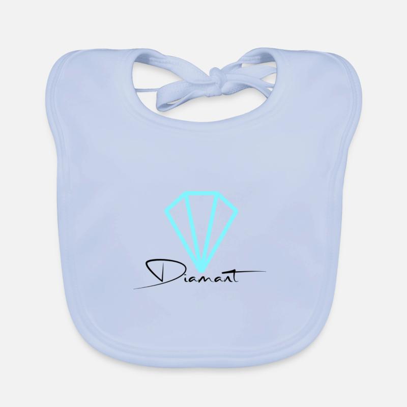 Diamant geme Bavoir bio Bébé