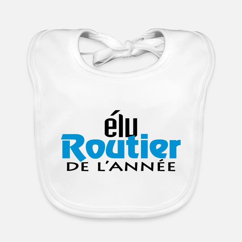 Routier de l'annee (2c,1c) Bavoir bio Bébé
