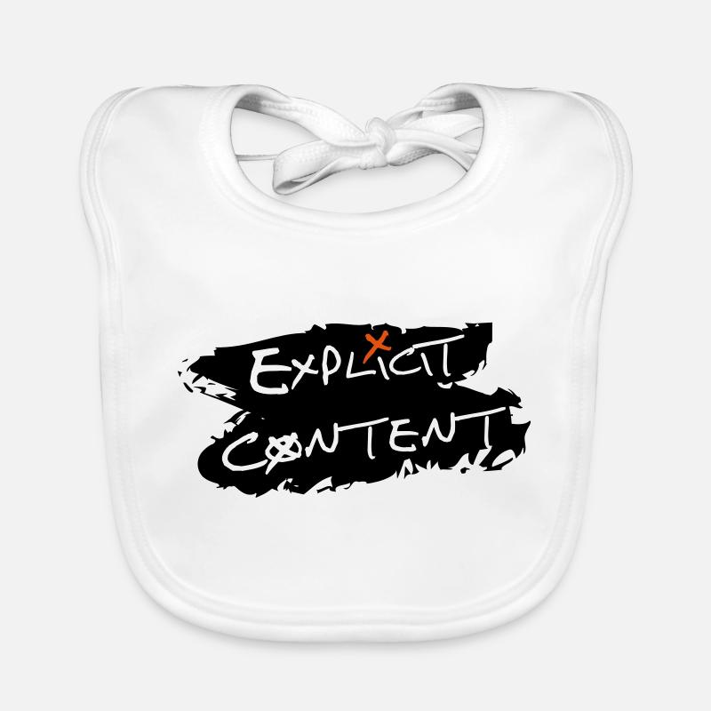 Explicit Content Baby Bio-Lätzchen