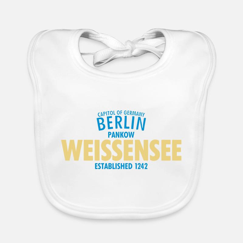 Capitol de l'Allemagne Berlin - Weissensee Bavoir bio Bébé