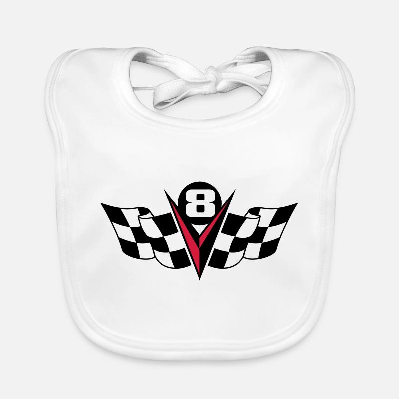 V8 Puissance 2c Bavoir bio Bébé