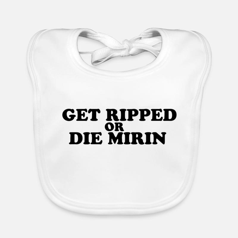 Lass gerissen oder sterben Mirin zyzz Baby Bio-Lätzchen