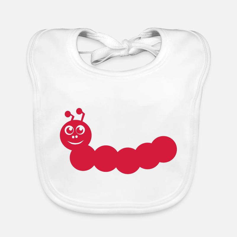 raupe Baby Bio-Lätzchen