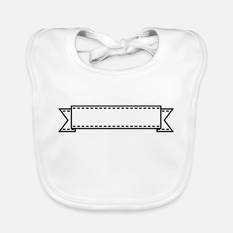 bannière / ruban (1c) Bavoir bio Bébé