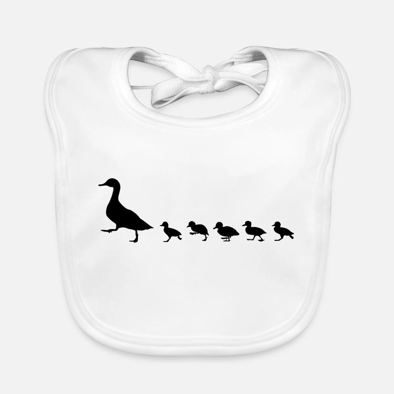 canard et des canetons, duck Bavoir bio Bébé