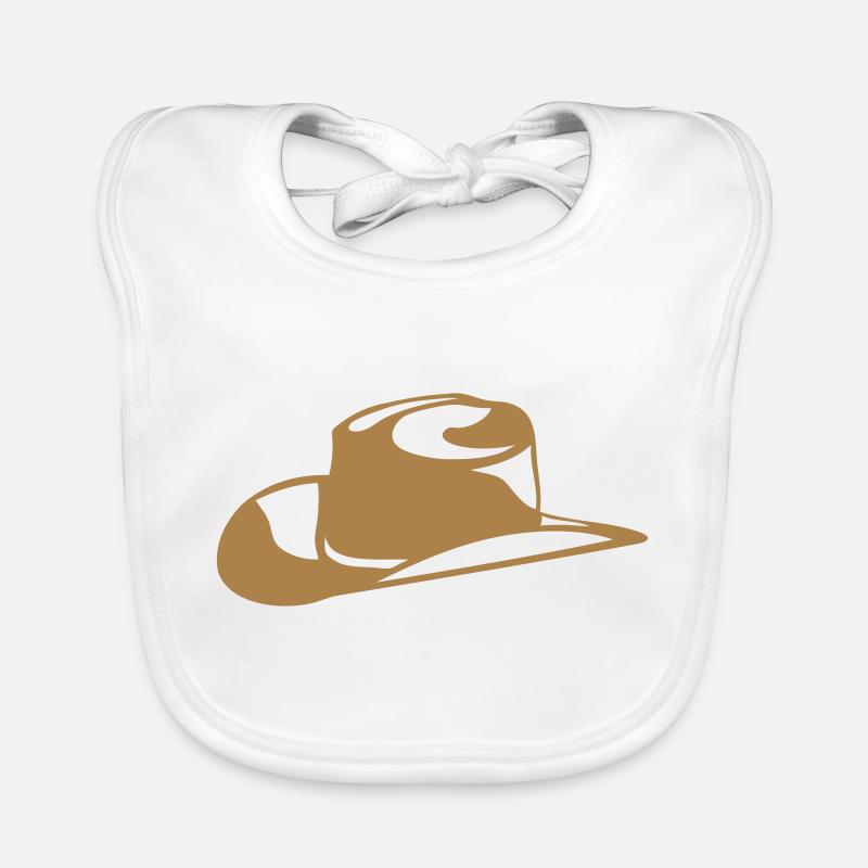 hat cowboy hat 807 Organic Baby Bibs