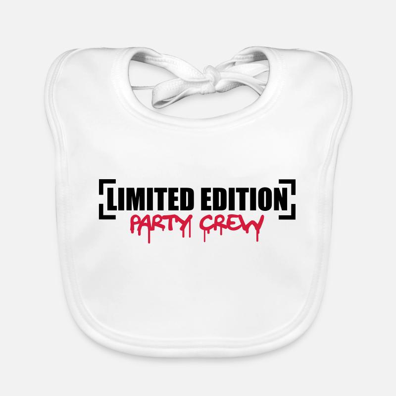 Limited Edition Party Crew Design Bavoir bio Bébé