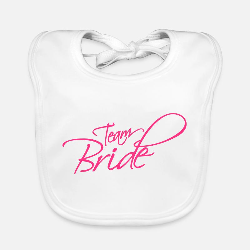 Team Bride Organic Baby Bibs